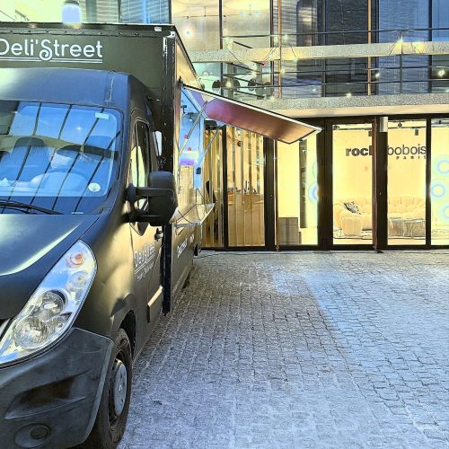 delistreet foodtruck chez Roche Bobois